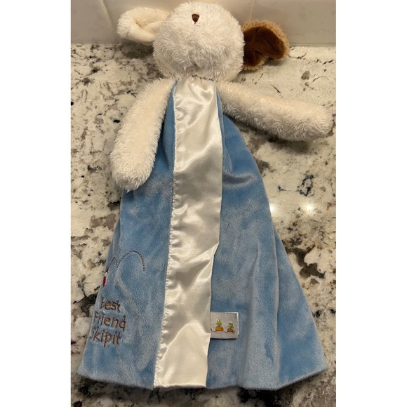 Bunnies by the Bay Other - Bunnies by the Bay Lovey Puppy Dog Best Friend Skipit Blue Security Blanket Toy